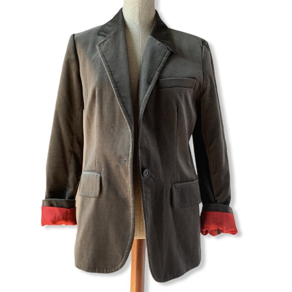 J Crew One button blazer
